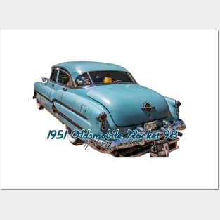 1951 Oldsmobile Rocket 98 Holiday Sedan Posters and Art